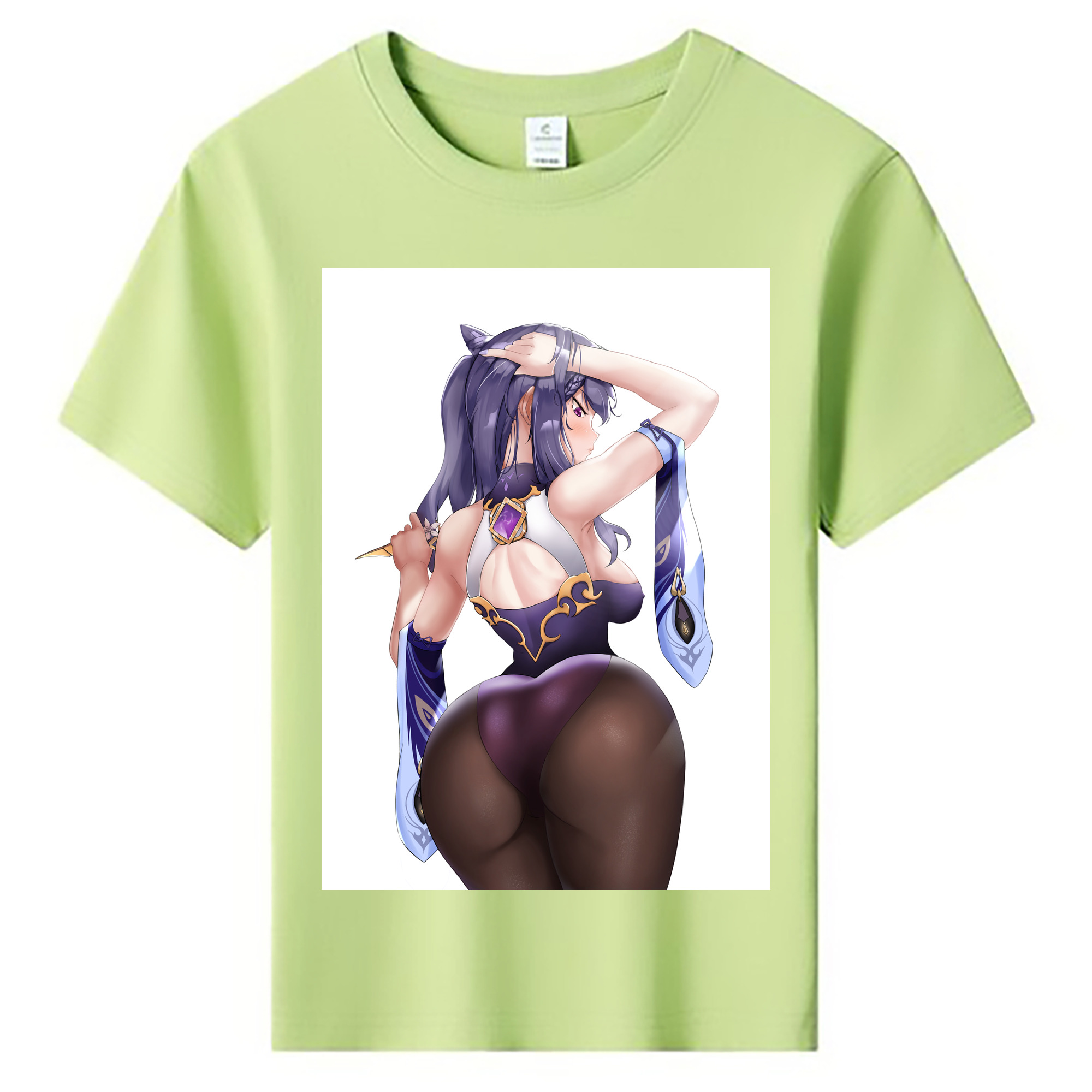 げんし神 刻晴 こくせい genshin Kokusei 綿100％キッズTシャツ（フロントプリント）
